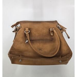 CAVALCANTI EUC XL ITALIAN LEATHER SHOULDER BAG